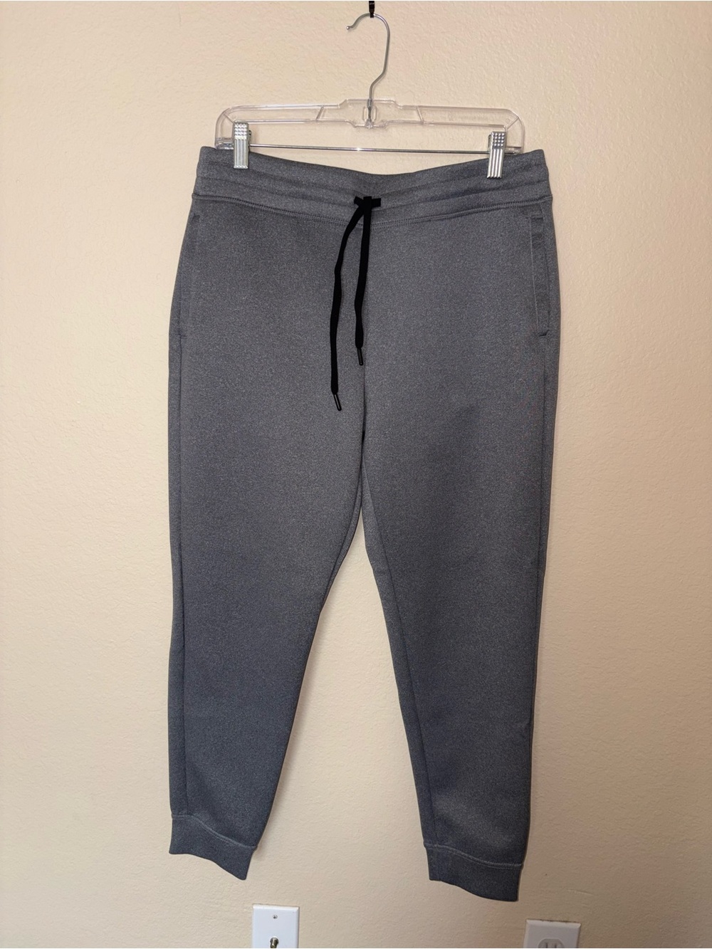 32 Degrees Women's Gray Jogger Pants with Black Drawstring